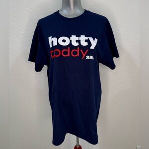 Gildan Navy Blue 'Hotty Toddy' Short Sleeve Tee